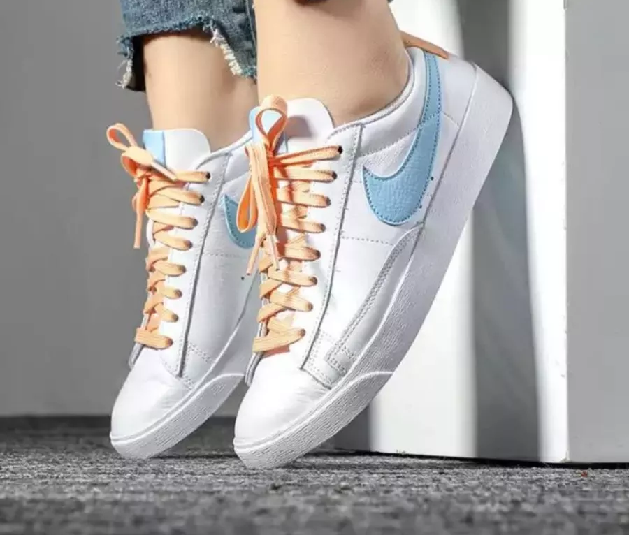 Giày Nike Blazer Low LE 'White' AV9370-104 - Ảnh 6
