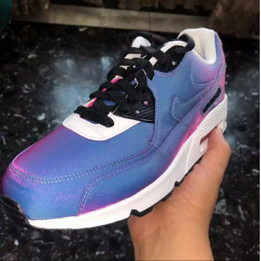 Giày Nike Wmns Air Max 90 SE 'Iridescent Fuchsia' 881105-606 - Ảnh 2
