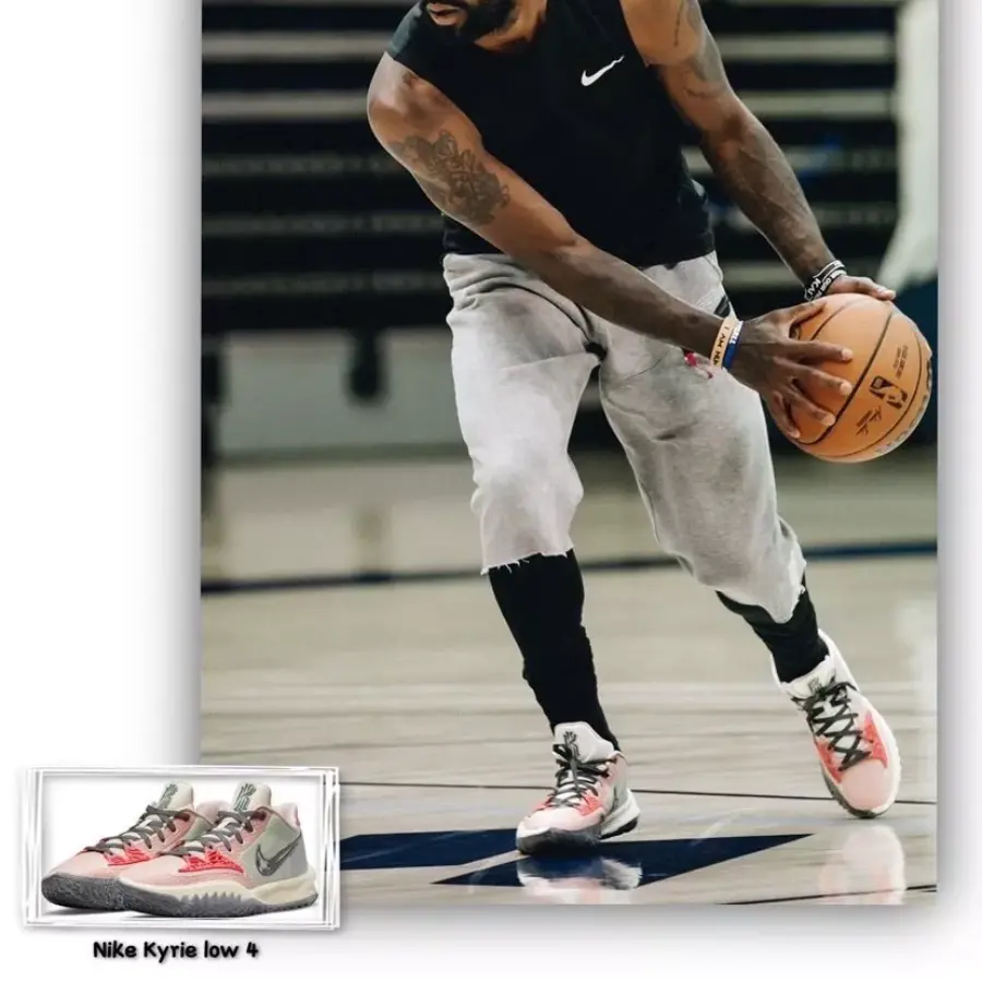 Alternative view of Giày Nike Kyrie Low 4 'Pale Coral' CZ0105-800