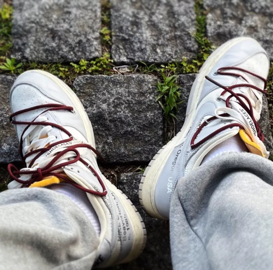 Giày Nike Off-White x Dunk Low 'Lot 46 Of 50' DM1602-102 - Ảnh 3