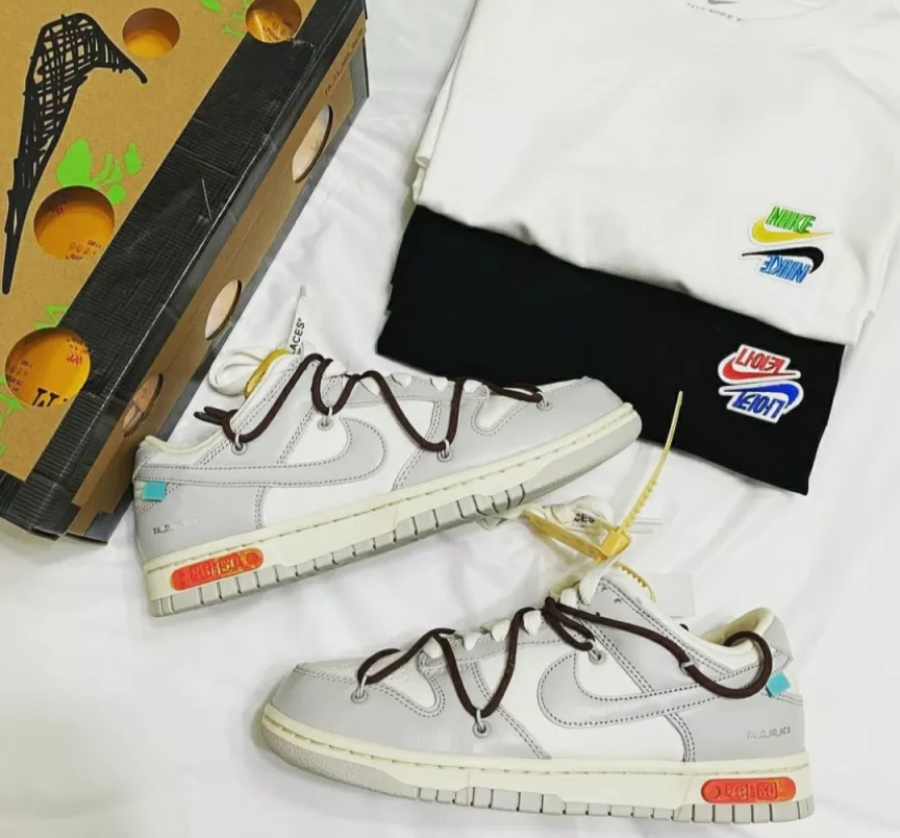 Giày Nike Off-White x Dunk Low 'Lot 46 Of 50' DM1602-102 - Ảnh 5