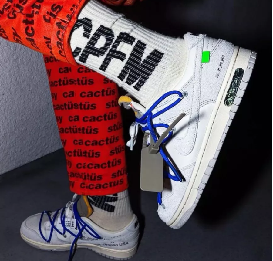 Giày Nike Off-White x Dunk Low 'Lot 32 Of 50' DJ0950-104 - Ảnh 2