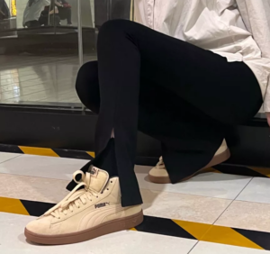 Giay Puma Smash V2 Brown 385174-02