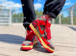 Alternative view of Giày Nike Dunk High 1985 'Acid Wash' DD9404-600