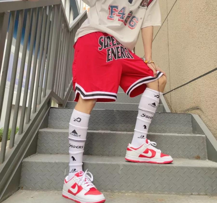 Giày Nike Dunk Low 'White University Red' DD1391-600 - Ảnh 3