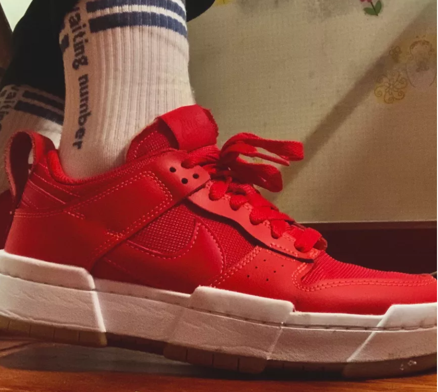 Giày Nike Wmns Dunk Low Disrupt 'Red Gum' CK6654-600 - Ảnh 4