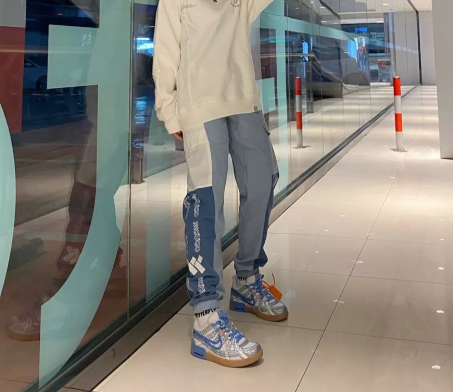 Giày Off-White x Nike Air Rubber Dunk 'University Blue' CU6015-100 - Ảnh 5