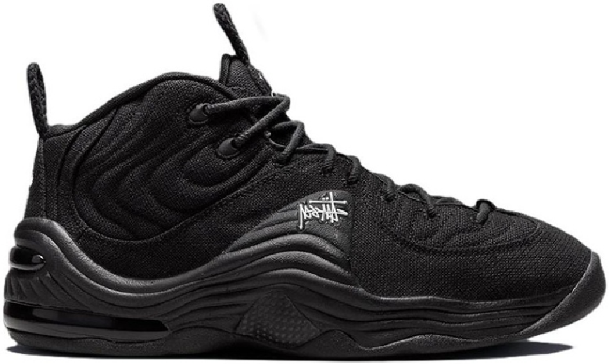 Giay Nike Air Penny 2 Stussy 'Black' DQ5674-001