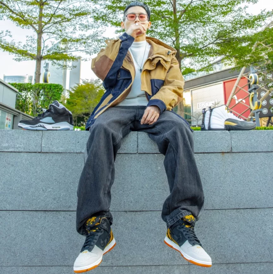 Giày Nike Dunk High Premium 'God Of Wealth' DQ4978-001 - Ảnh 2