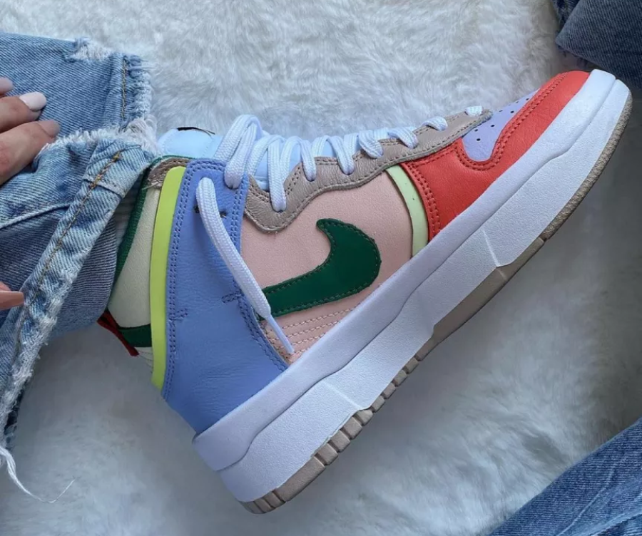 Giày Nike Wmns Dunk High Rebel 'Cashmere Coral' DH3718-700 - Ảnh 2