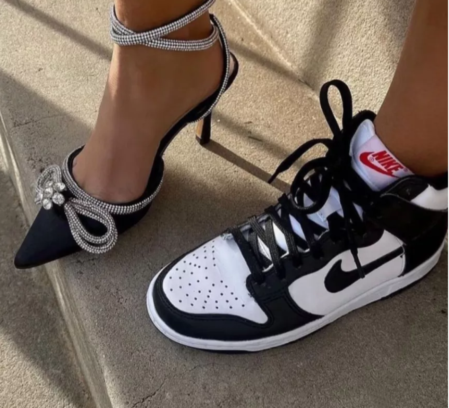 Giày Nike Dunk High 'Panda' GS DB2179-103 - Ảnh 3