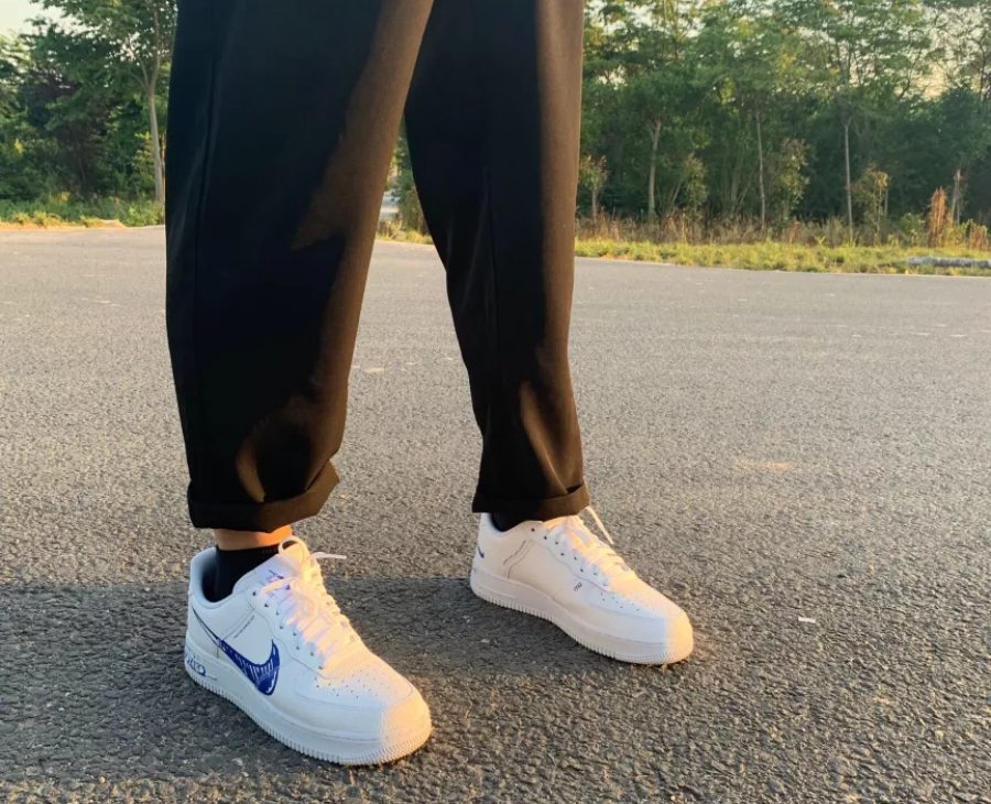 Giày Nike Air Force 1 Low 'Sketch Royal' CW7581-100 - Ảnh 5