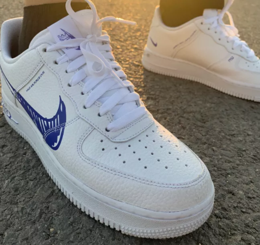 Giày Nike Air Force 1 Low 'Sketch Royal' CW7581-100 - Ảnh 4