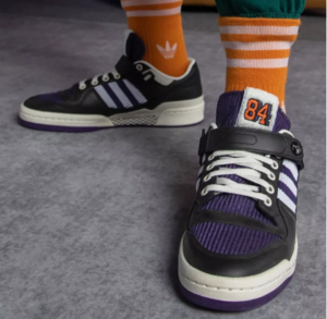 Alternative view of Giày Adidas Originals Forum 84 Low 'Black Purple' HQ7001