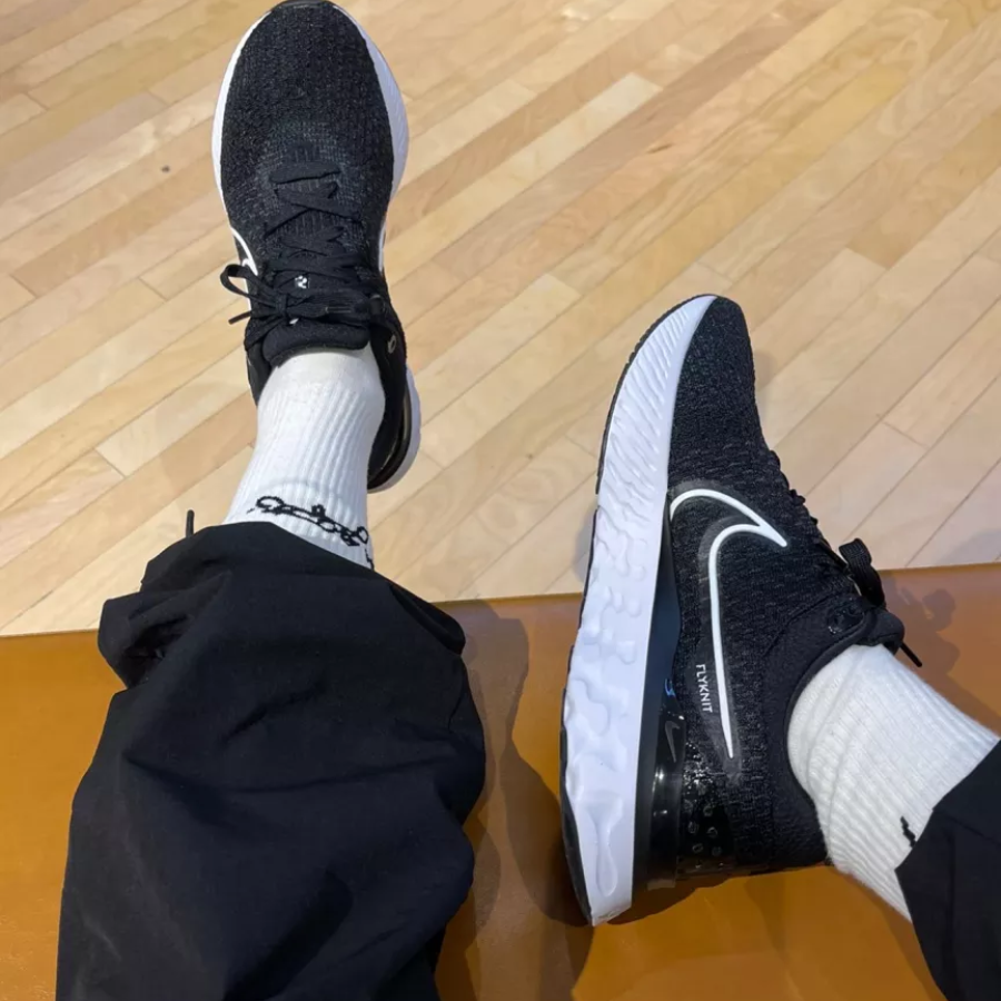 Giay Nike React Infinity Run Flyknit 3 'Black White' DH5392-001