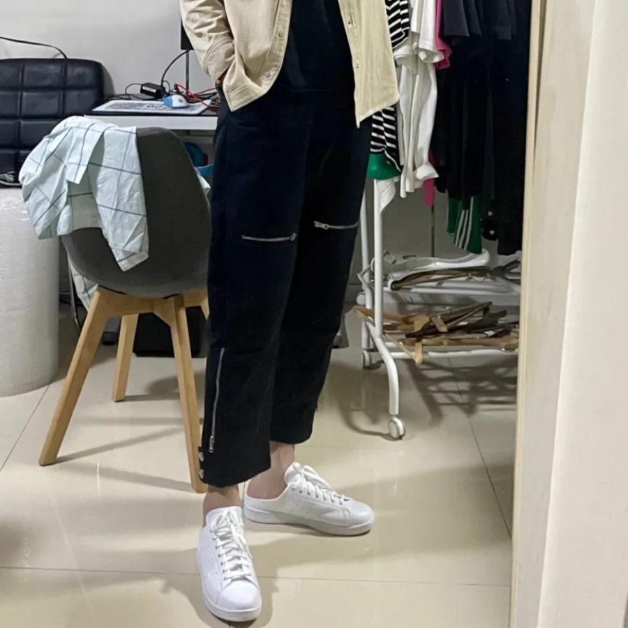 Giày Adidas Stan Smith Slip On Backless Mule 'Cloud White' FX0532 - Ảnh 4