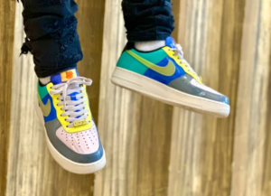 Giay Nike Undefeated x Air Force 1 Low 'Community' DV5255-001
