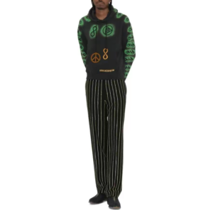 Ao Stussy x Dries Van Noten Embroidered Hoodie 'Black'