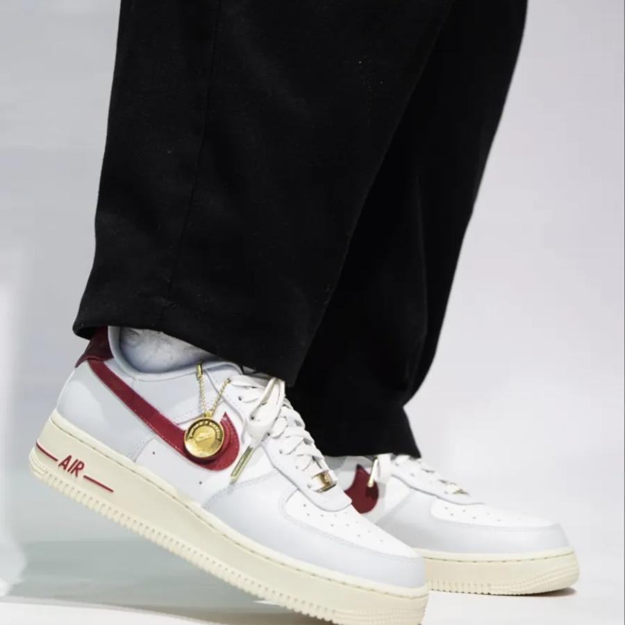 Giay Nike Air Force 1 Low Just Do It 'Photon Dust Team Red' DV7584-001