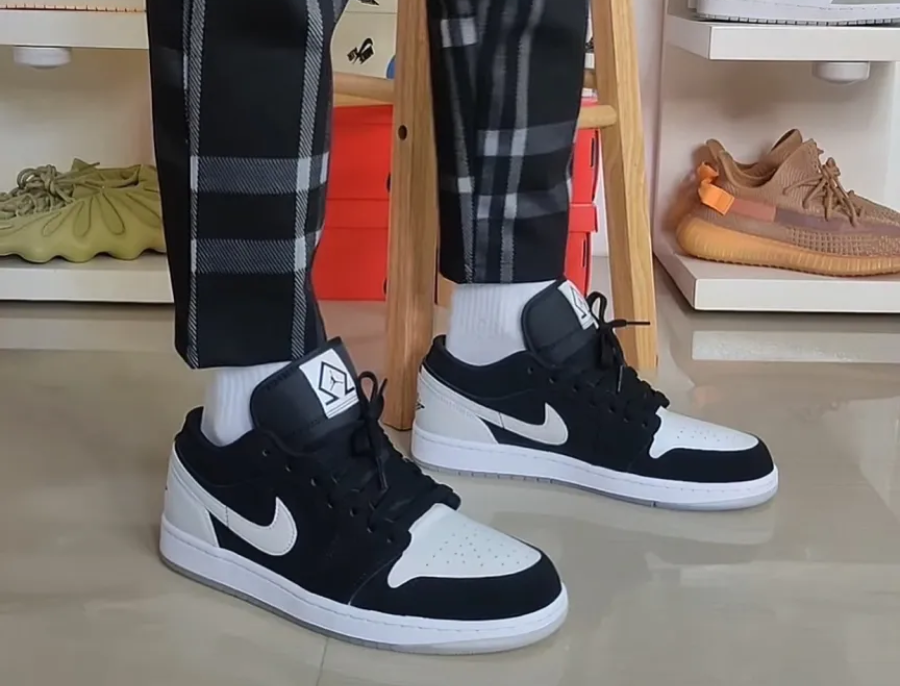 Giày Nike Air Jordan 1 Low SE 'Diamond' DH6931-001 - Ảnh 5