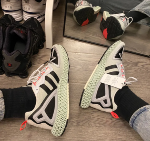 Alternative view of Giày Adidas ZX 2K 4D 'Faint Green' FW2003