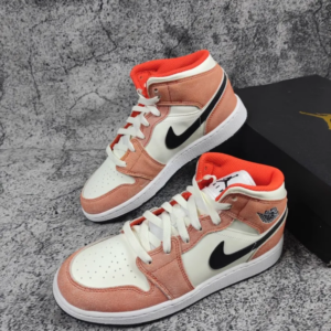 Giay Nike Air Jordan 1 Mid SE 'Orange Suede' DV1336-800