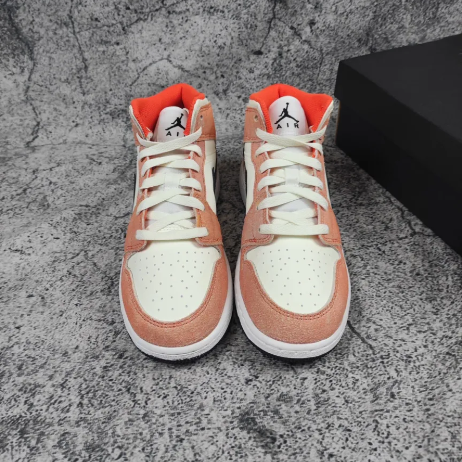 Giay Nike Air Jordan 1 Mid SE 'Orange Suede' DV1336-800