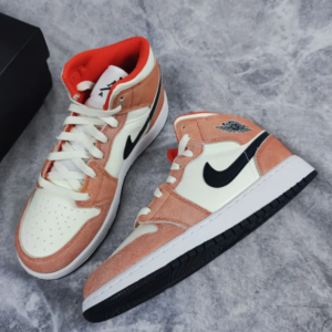Giay Nike Air Jordan 1 Mid SE 'Orange Suede' DV1336-800