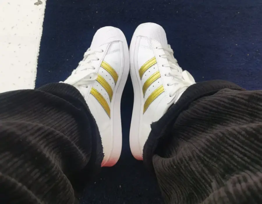 Giay Adidas Originals Superstar 'White Metallic Gold' FX7483