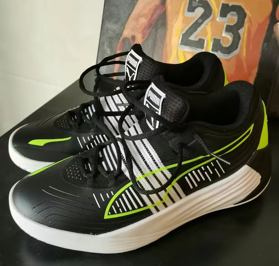 Giay Puma Fusion Nitro 'Black Green Glare' 195587-01