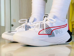 Giay Puma Fusion Nitro 'White High Risk Red' 195514-04