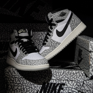 Giay Nike Air Jordan 1 GS Retro High OG 'White Cement' FD1437-052