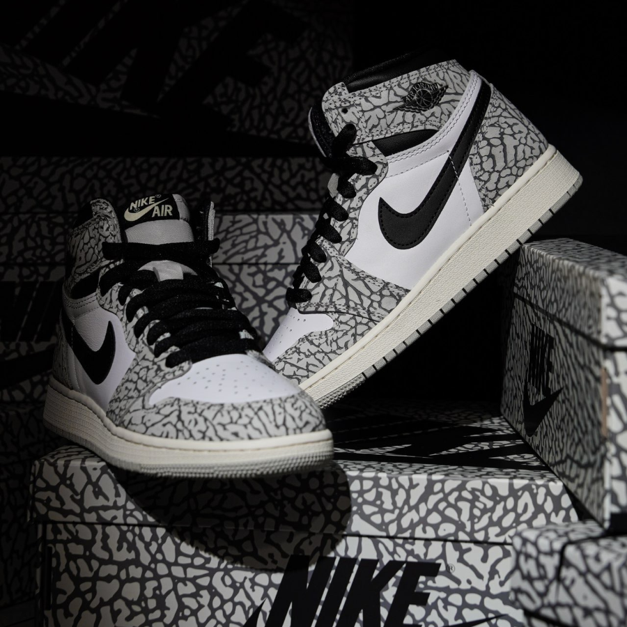 Giay Nike Air Jordan 1 GS Retro High OG 'White Cement' FD1437-052