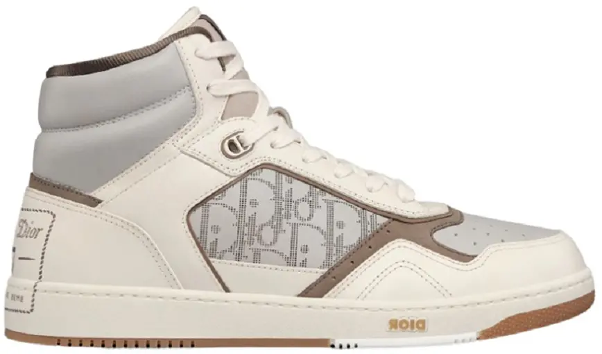 Giay Dior B27 High by Birkenstock 'Cream Dior Oblique' 3SH133ZSR-H167