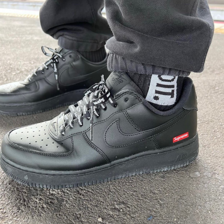 Giày Nike Supreme x Air Force 1 Low 'Box Logo Black' CU9225-001 - Ảnh 5