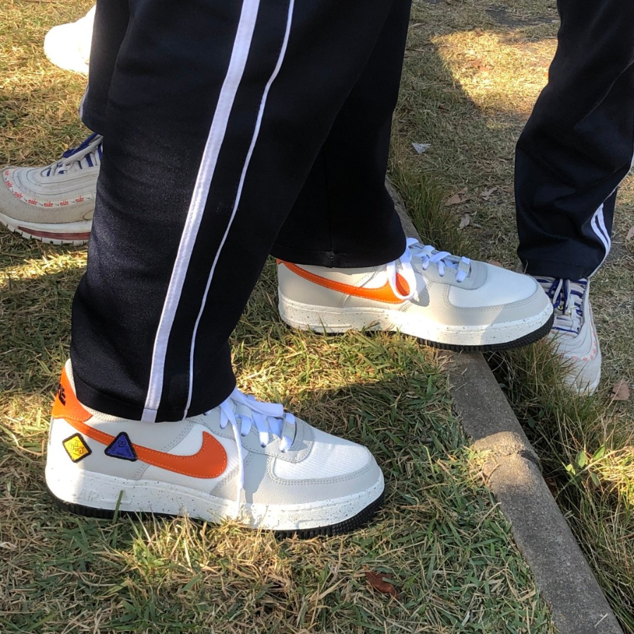 Giày Nike Air Force 1 Low Light Bone Sail Starfish Orange DO4657-081 - Ảnh 3