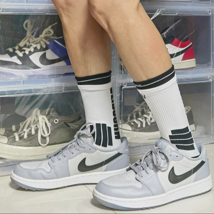 Giày Golf Nike Air Jordan 1 Low Golf 'Wolf Grey' DD9315-002 - Ảnh 2