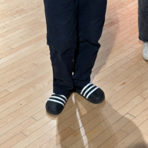 Dep Adidas adiFOM Adilette Slide 'Black White' HQ7218