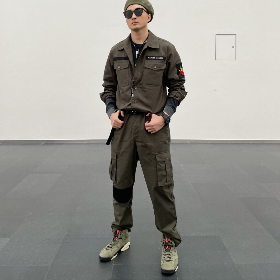 Giay Nike Air Jordan 6 Retro GS x Travis Scott 'Olive' CN1085-200