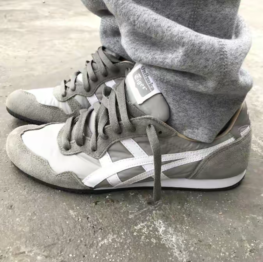 Giay Onitsuka Tiger Serrano 'Grey White' 1183B400-022