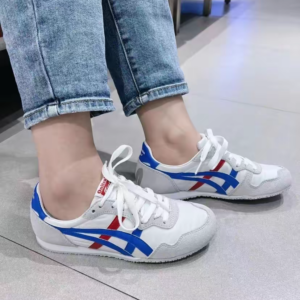 Giay Onitsuka Tiger Serrano 'White Blue Red' TH109L-0142
