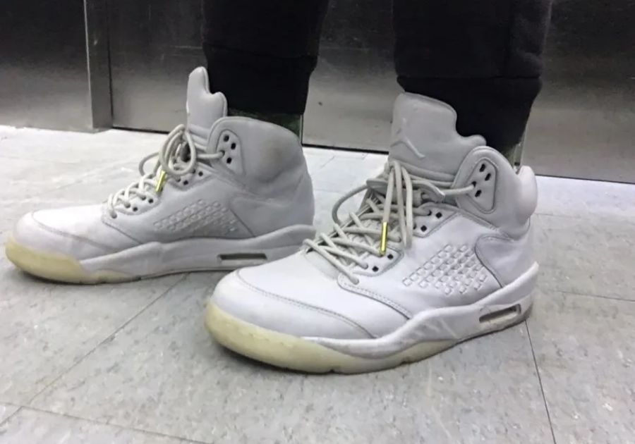 Giay Nike Air Jordan 5 Retro Premium 'Pure Platinum' 881432-003