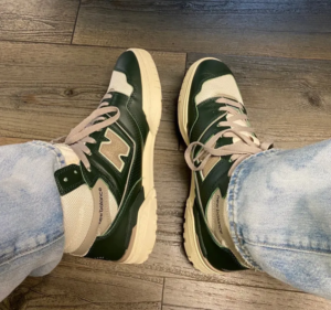 Giay New Balance Aime Leon Dore x 650R 'Green Grey' BB650RM1