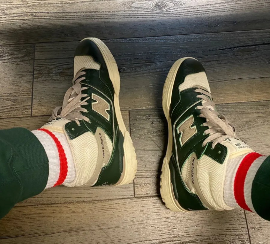 Giay New Balance Aime Leon Dore x 650R 'Green Grey' BB650RM1