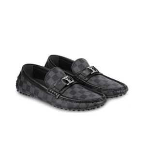 Alternative view of Giày Louis Vuitton Hockenheim Moccasin Damier Graphite Canvas 1A4OIF