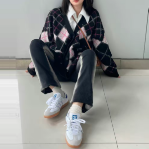 Giay Adidas Samba 'White Lucid Blue' IG2339