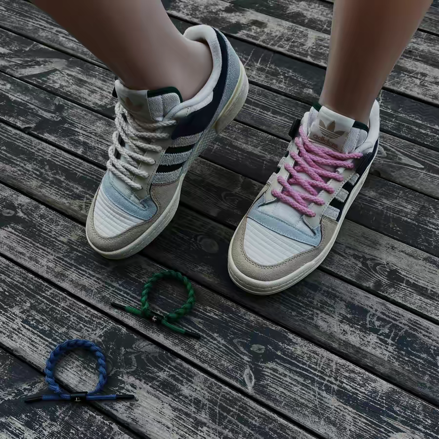 Giay Adidas Forum 84 Low 'Beige Navy Green' GW4332