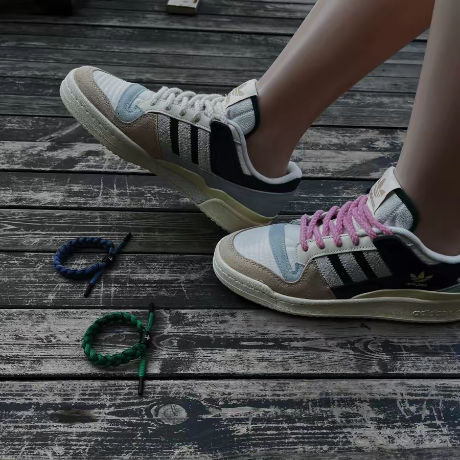 Giay Adidas Forum 84 Low 'Beige Navy Green' GW4332