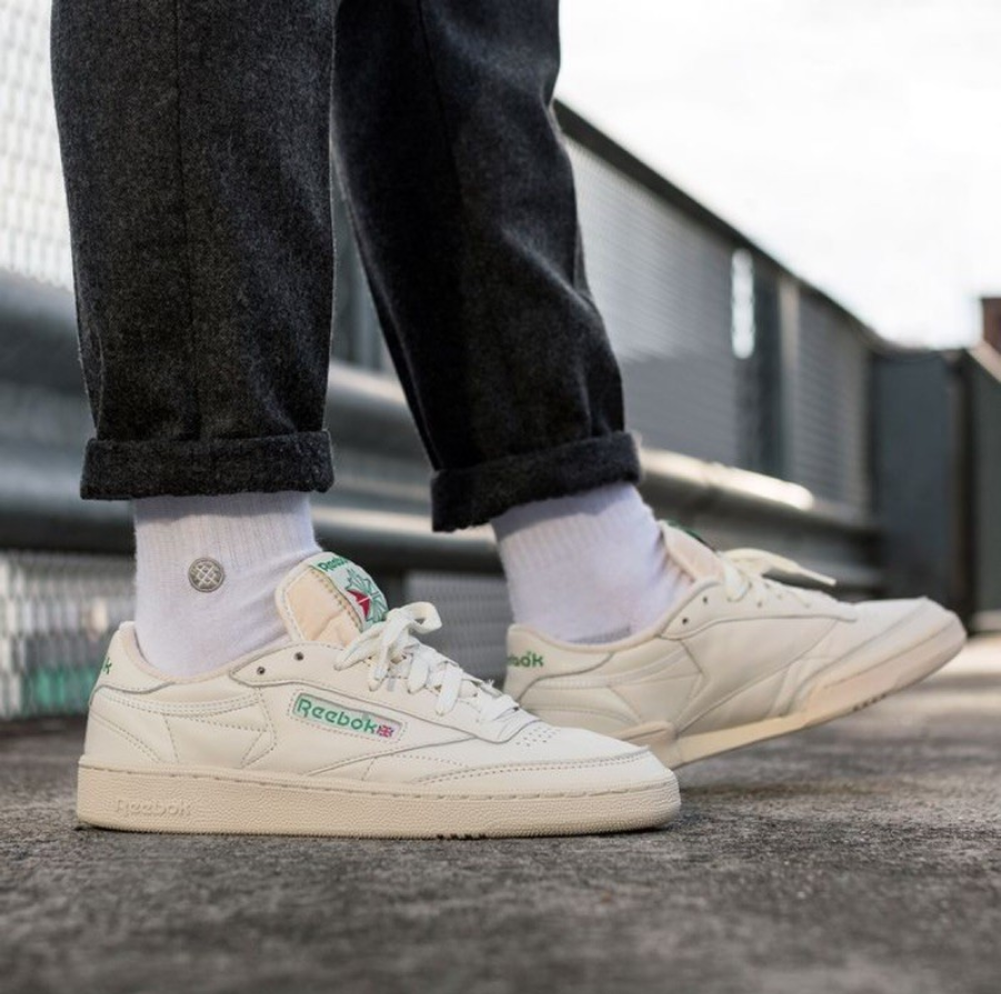 Giày Reebok Club C 85 Vintage 'Chalk' V67899 - Ảnh 2