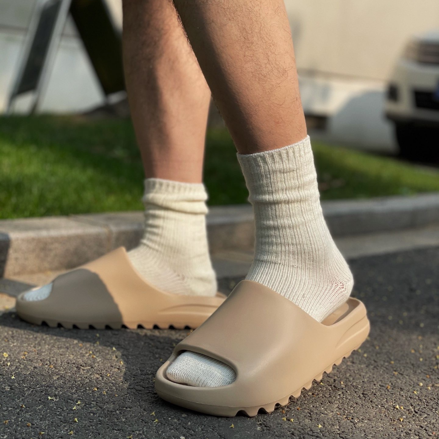Dép Adidas Yeezy Slides 'Pure' GZ5554 - Ảnh 3